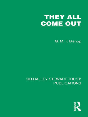 cover image of They All Come Out